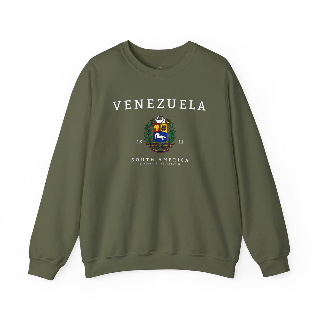 Venezuela Sweatshirt - South American Gift, Unisex Crewneck Jumper, Venezuela
