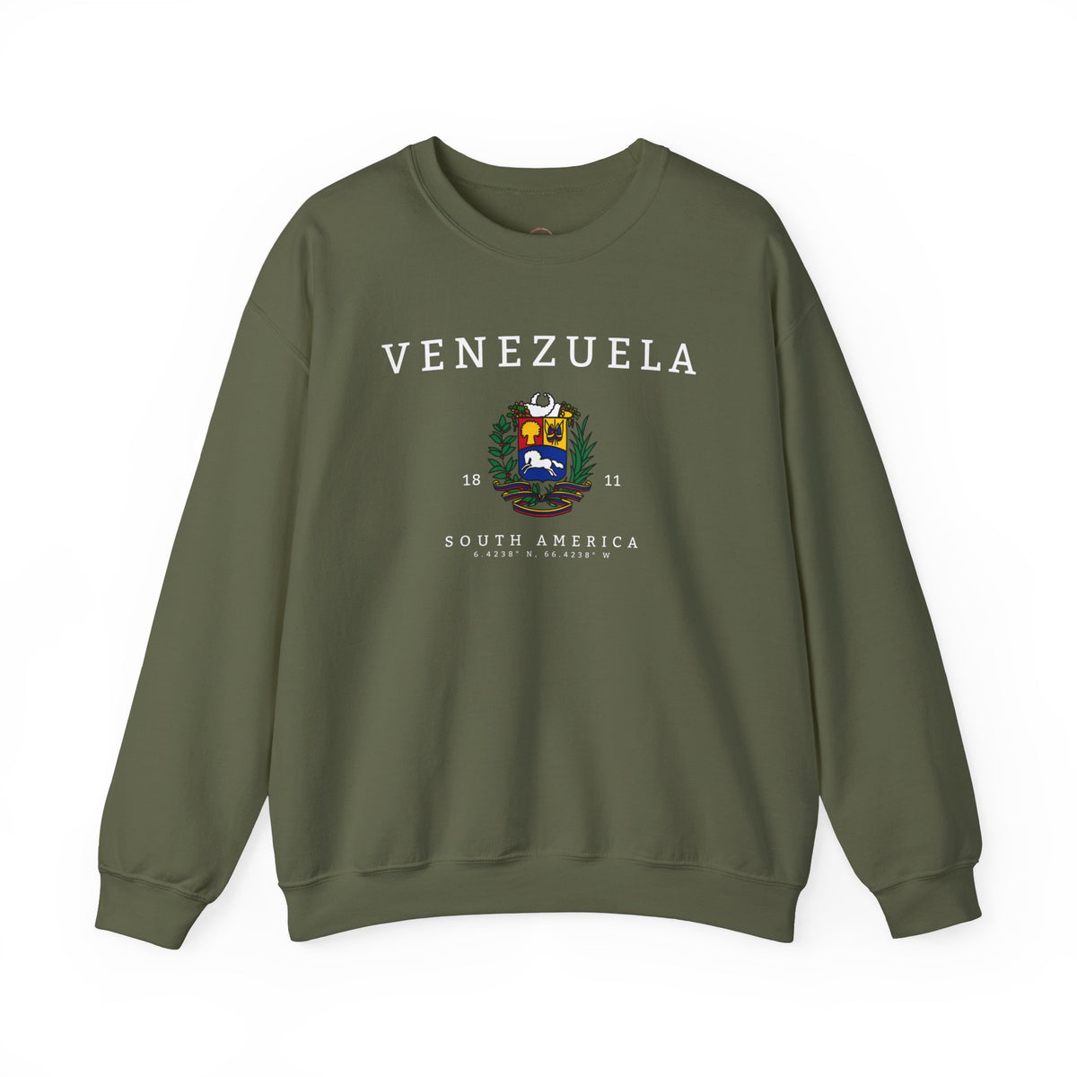 Venezuela Sweatshirt - South American Gift, Unisex Crewneck Jumper, Venezuela