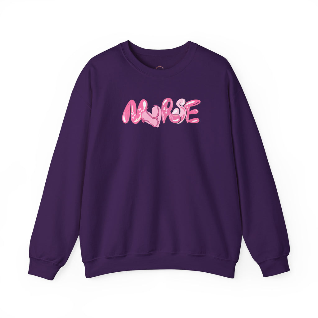Nurse Heavy Blend Crewneck Sweatshirt - A1 Majestic