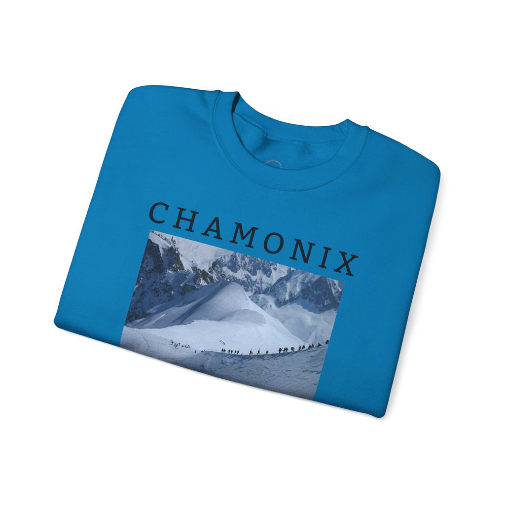 Chamonix Sweatshirt, Chamonix Sweater, Alpine Style Sweatshirt, Ski Sweatshirt Unisex