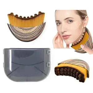 1/2 PCS Lymphatic Contour Face Brush for Sculpting – Anti-Puffiness, Detox & Lift, Improves Skin Glow & Absorption(1 Pcs Contour Face Brush)