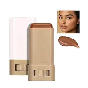 Beauty Balm Serum Enriched Skin Tint Stick – Face Tint Balm Foundation with Serum Benefits, Buildable Hydrating Coverage, Moisturizing Concealer Stick for Glowing Skin & Flawless Finish (3#, 1)