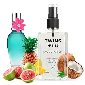 TWINS Impression of Born in Paradise | Perfume for Women Eau de Parfum | No.1135 | 3.4 Fl Oz / 100 ml