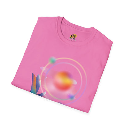 Gradient Hand-Illustration Unisex T-Shirt, Soft T-Shirt, Casual Wear, Trendy Top, Gift for Friends, Graphic Tee
