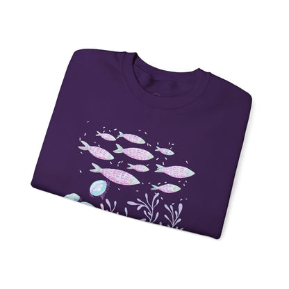 Sea Animals Vintage Unisex Crewneck Sweatshirt