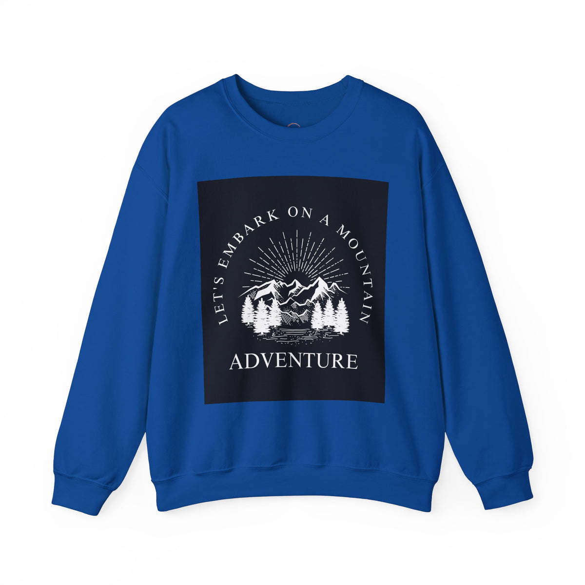 Mountain Adventure Crewneck Sweatshirt - Hiking Apparel, Outdoor Adventure