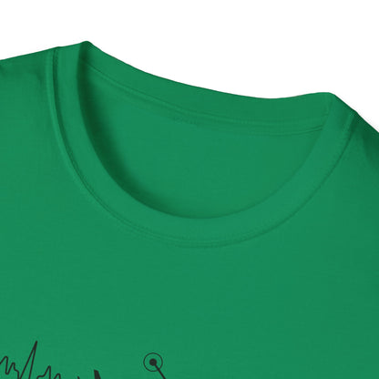 Heartbeats & Healing Unisex T-Shirt, Medical Nurse Doctor Gift