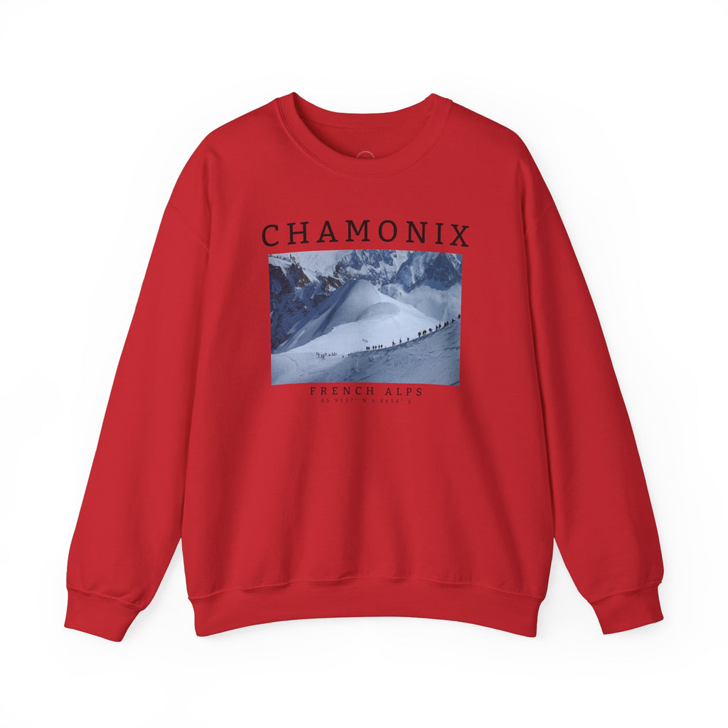 Chamonix Sweatshirt, Chamonix Sweater, Alpine Style Sweatshirt, Ski Sweatshirt Unisex