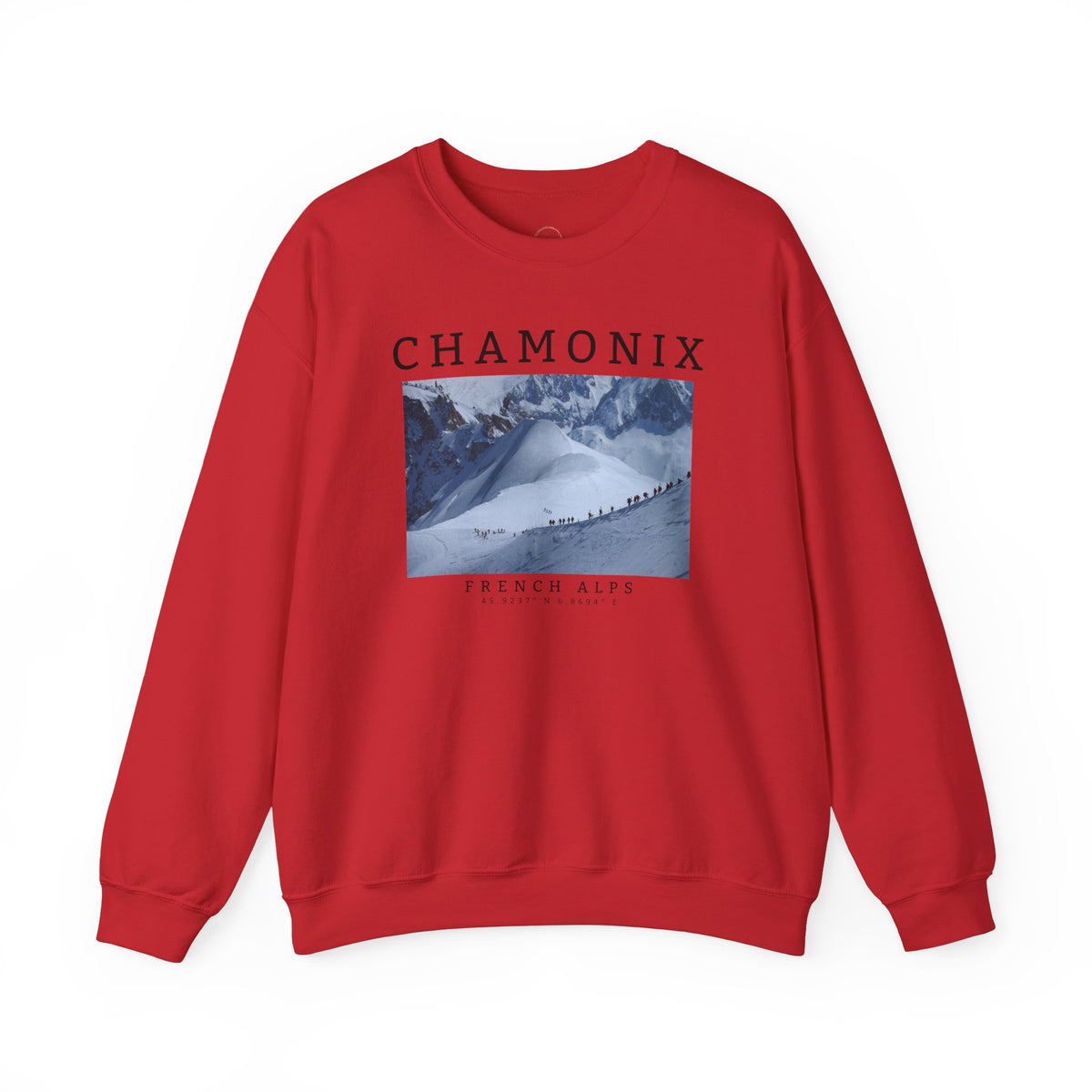 Chamonix Sweatshirt, Chamonix Sweater, Alpine Style Sweatshirt, Ski Sweatshirt Unisex