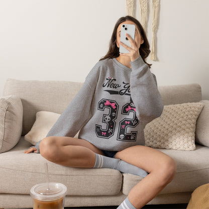 New York '32' Cute Kawaii Crewneck Sweatshirt