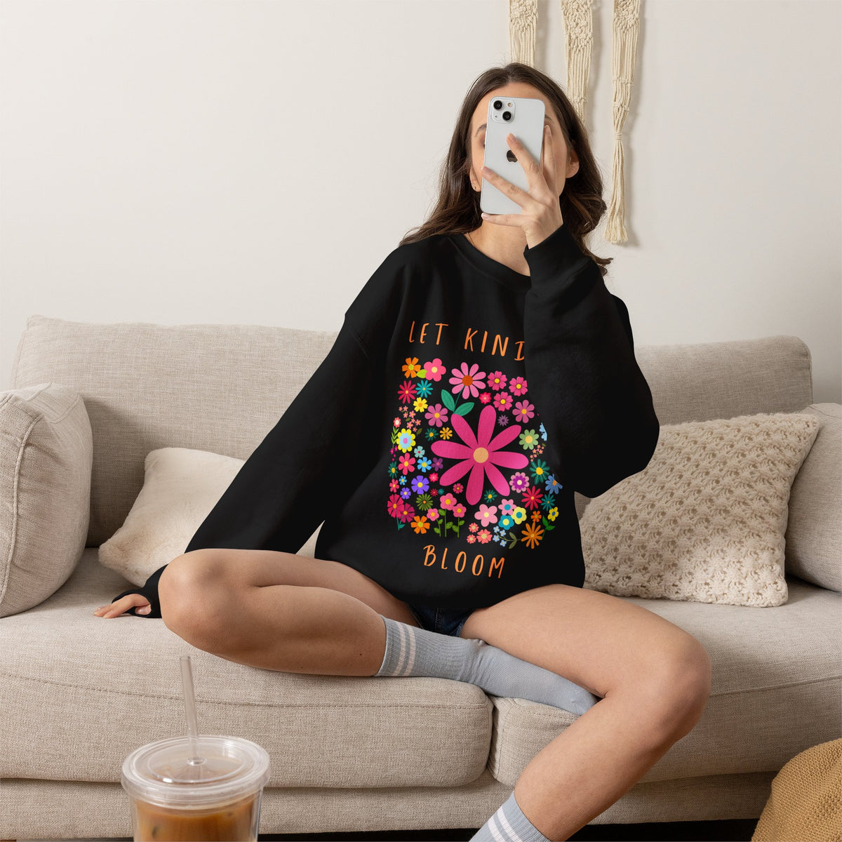 Let Kindness Bloom Crewneck Sweatshirt