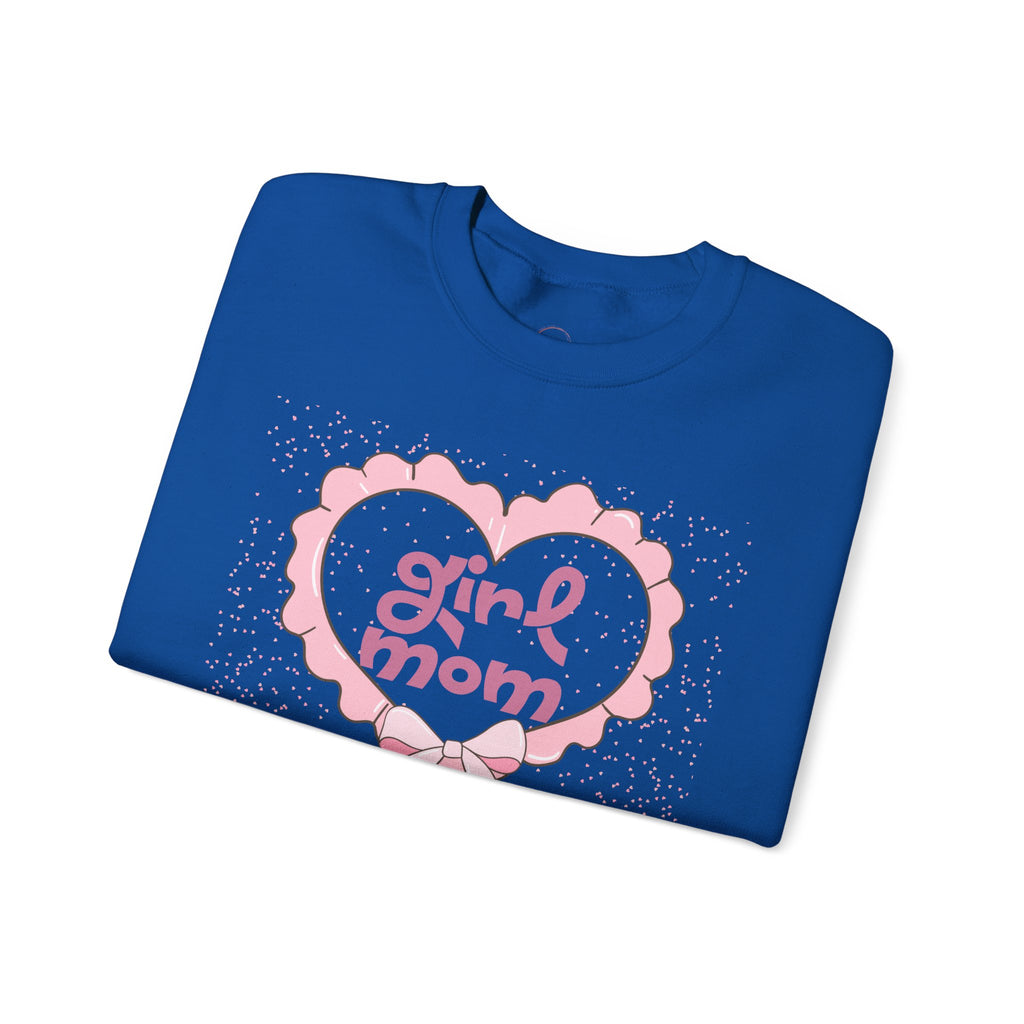 Girl Mom Sweatshirt, Motherhood Gift, Mom Life Apparel, Crewneck Jumper,