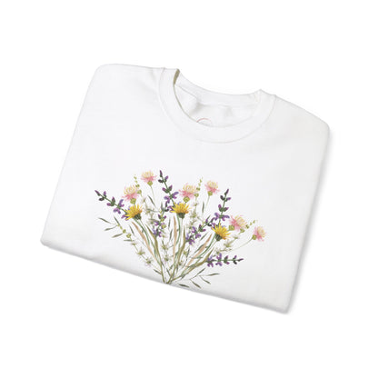 Wild Flowers Unisex Crewneck Sweatshirt