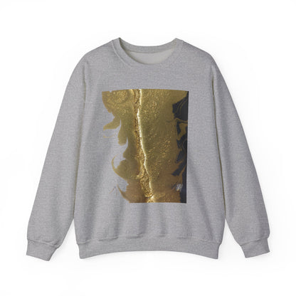 Gold Leaf Graphic Crewneck Sweatshirt | Cozy Fall/Winter Style Gift