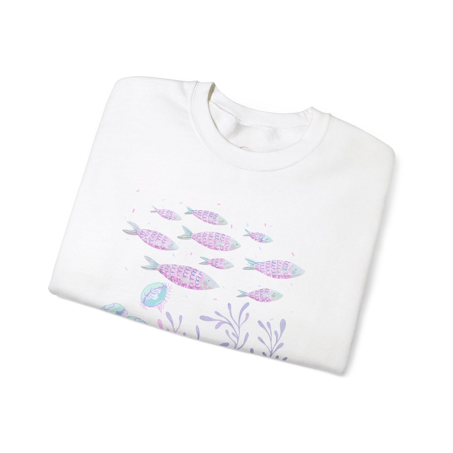 Sea Animals Vintage Unisex Crewneck Sweatshirt