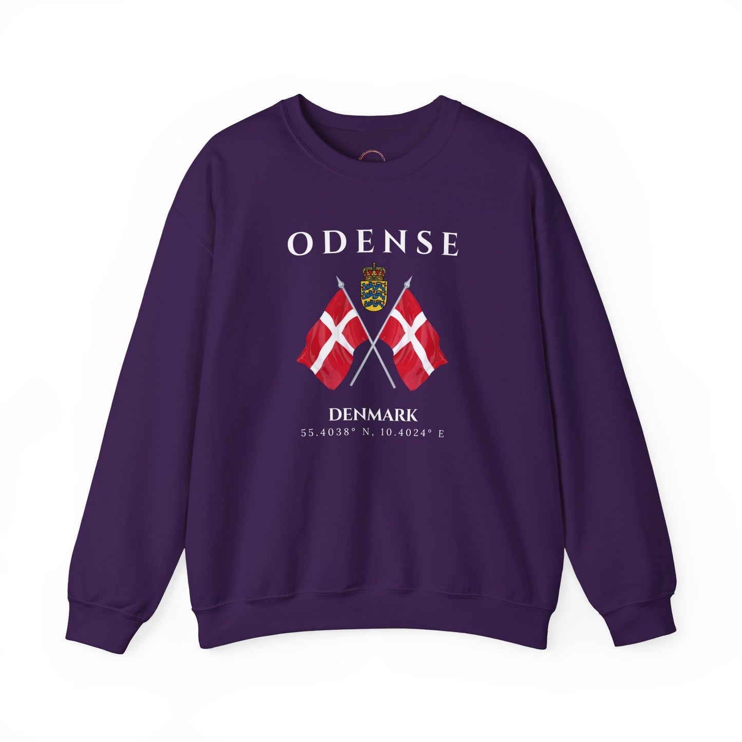 Odense Sweatshirt, Unisex Sweater, Scandinavian, Denmark, gift, Nordic Style, Odense Denmark,