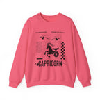 Capricorn Zodiac Unisex Sweatshirt, Retro Astrology Gift, Trendy Positive Word Shirt for Capricorn Friend