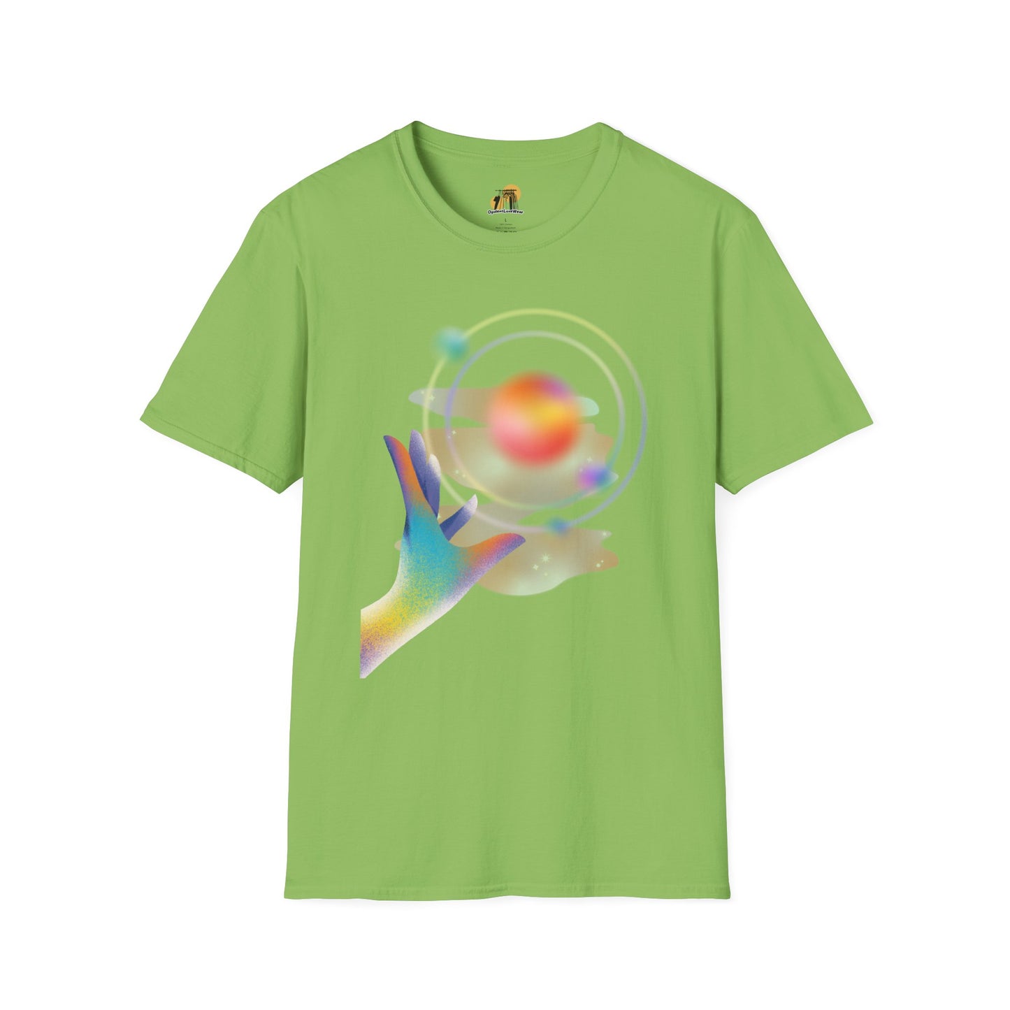 Gradient Hand-Illustration Unisex T-Shirt, Soft T-Shirt, Casual Wear, Trendy Top, Gift for Friends, Graphic Tee
