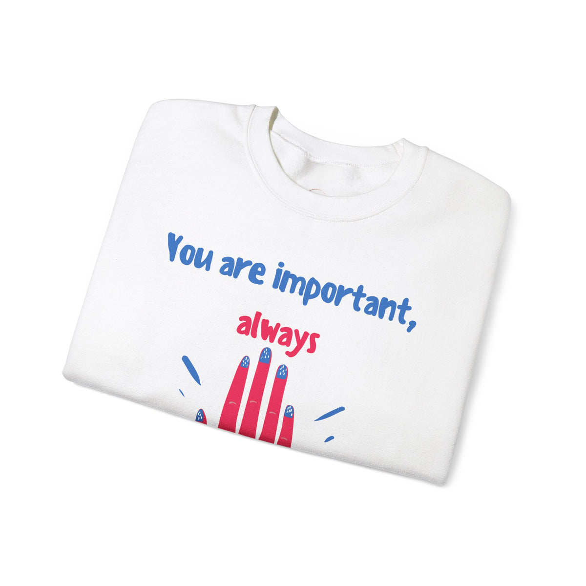 Empowering Crewneck Jumper, Inspirational Women's
