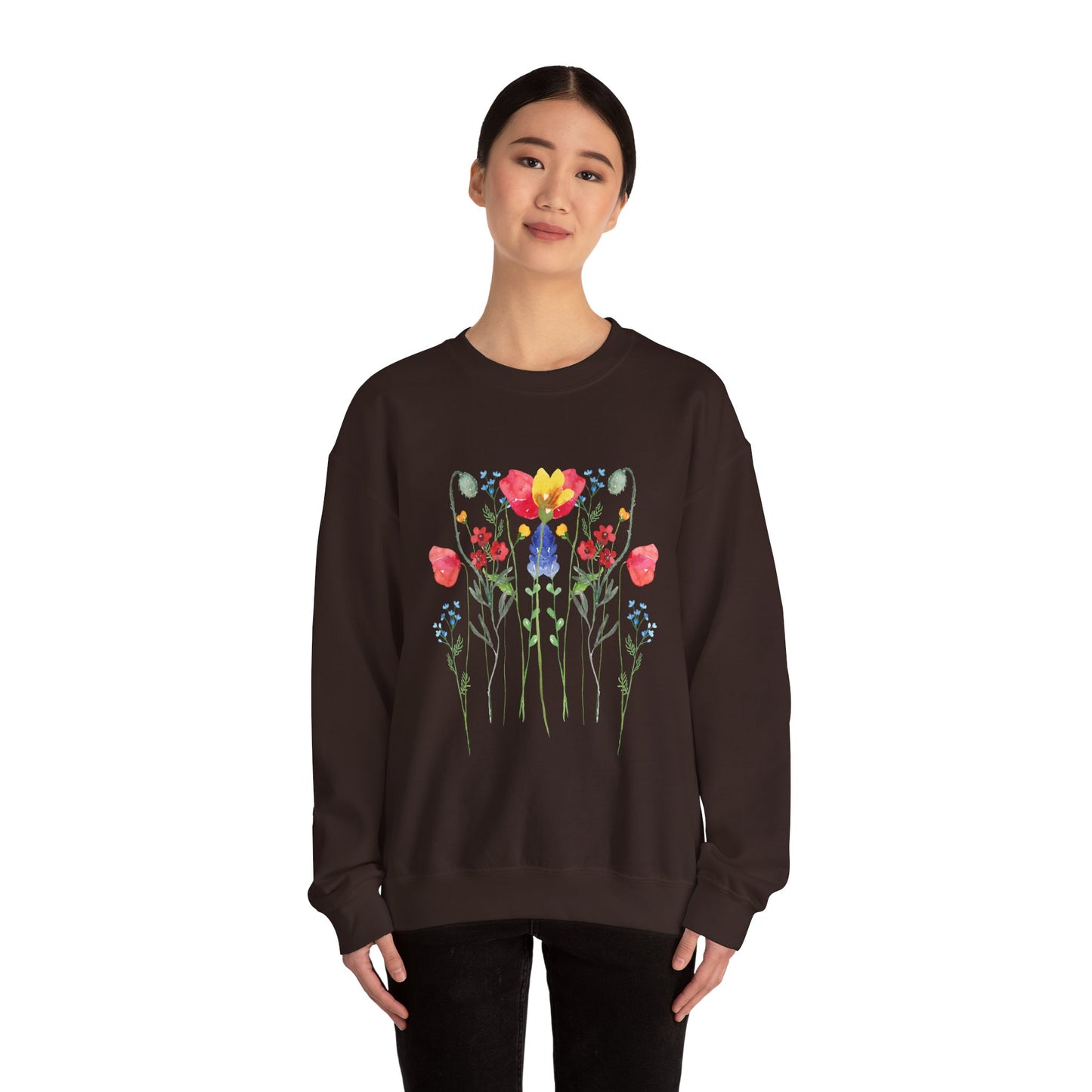 Wild Flowers Unisex Crewneck Sweatshirt