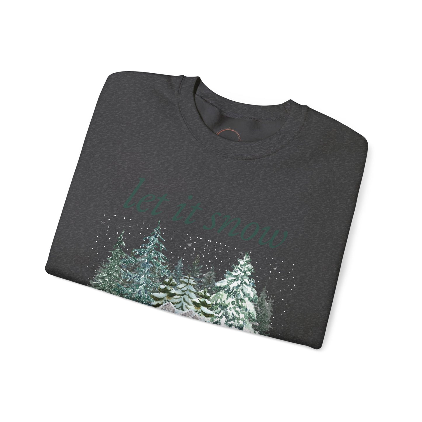 Snow Pine Tree Sweatshirt - Unisex