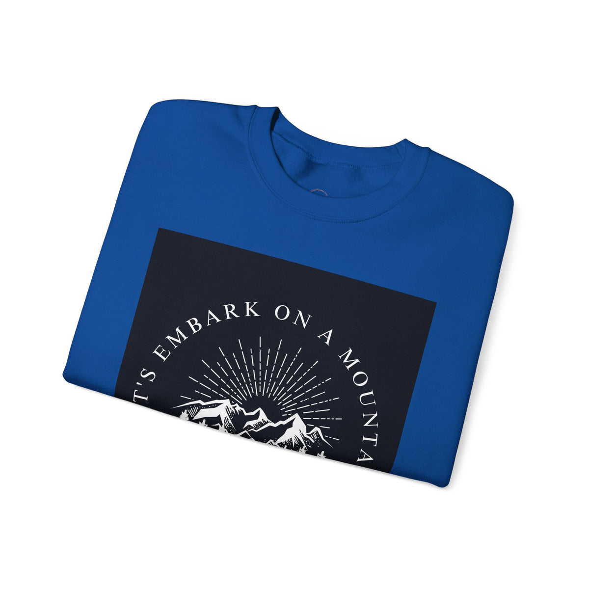 Mountain Adventure Crewneck Sweatshirt - Hiking Apparel, Outdoor Adventure