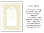 Nikkah Certificate Digital Download,A3,A4. NN207
