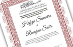 Nikkah Certificate Digital Download Personalised, A4, A3, Template, Instat Download. NN127