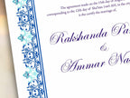 Nikkah Certificate Digital Download Personalised, A4, A3, Template, Editable, Nikkah Nama, Nikkah Contract, Muslim Contract. NN242