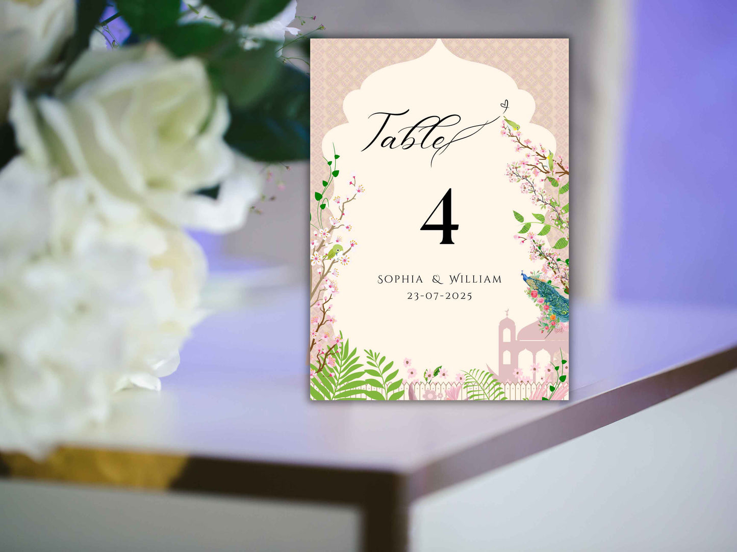 Wedding Table Number Template, Wedding Number, Printable Table Number, Editable Template, Wedding Decor, Modern Table Numbers. TS3