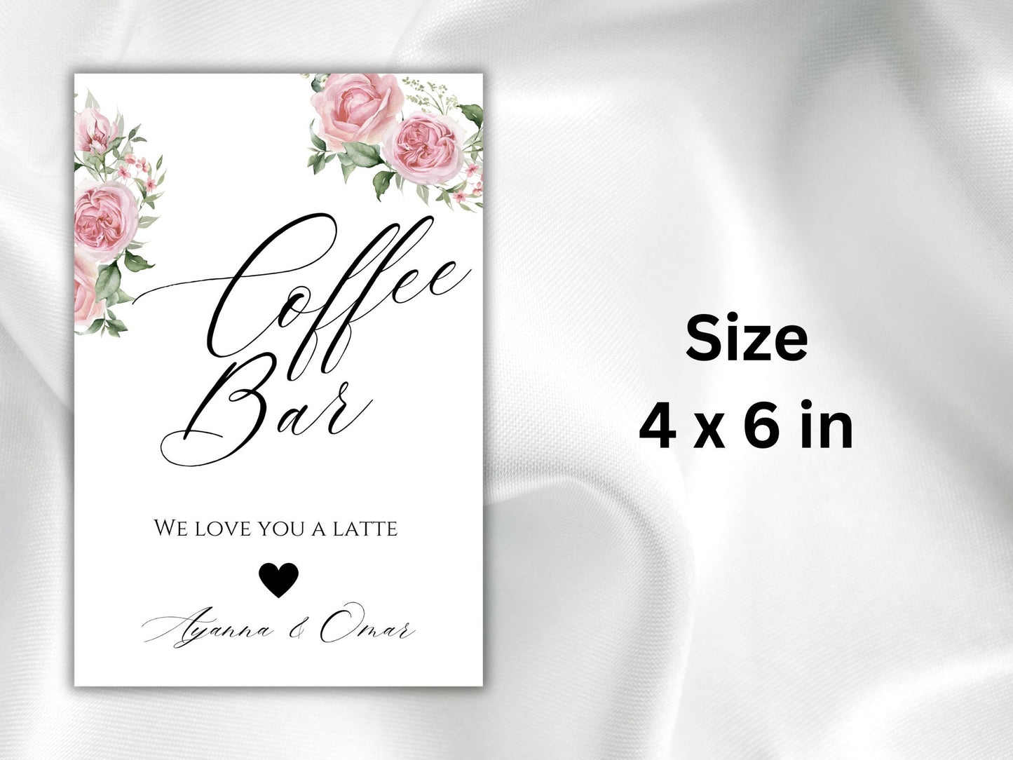 Wedding Sign Bundle, Reception Sign Bundle, Boho Wedding Signs, Modern Floral Wedding Signs, Editable Templates. WS21