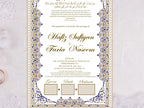 Nikkah Certificate , Authentic Islamic Wedding Thumb Impression Agreement, Premium Islamic Wedding Contract, Instant Download. NN27