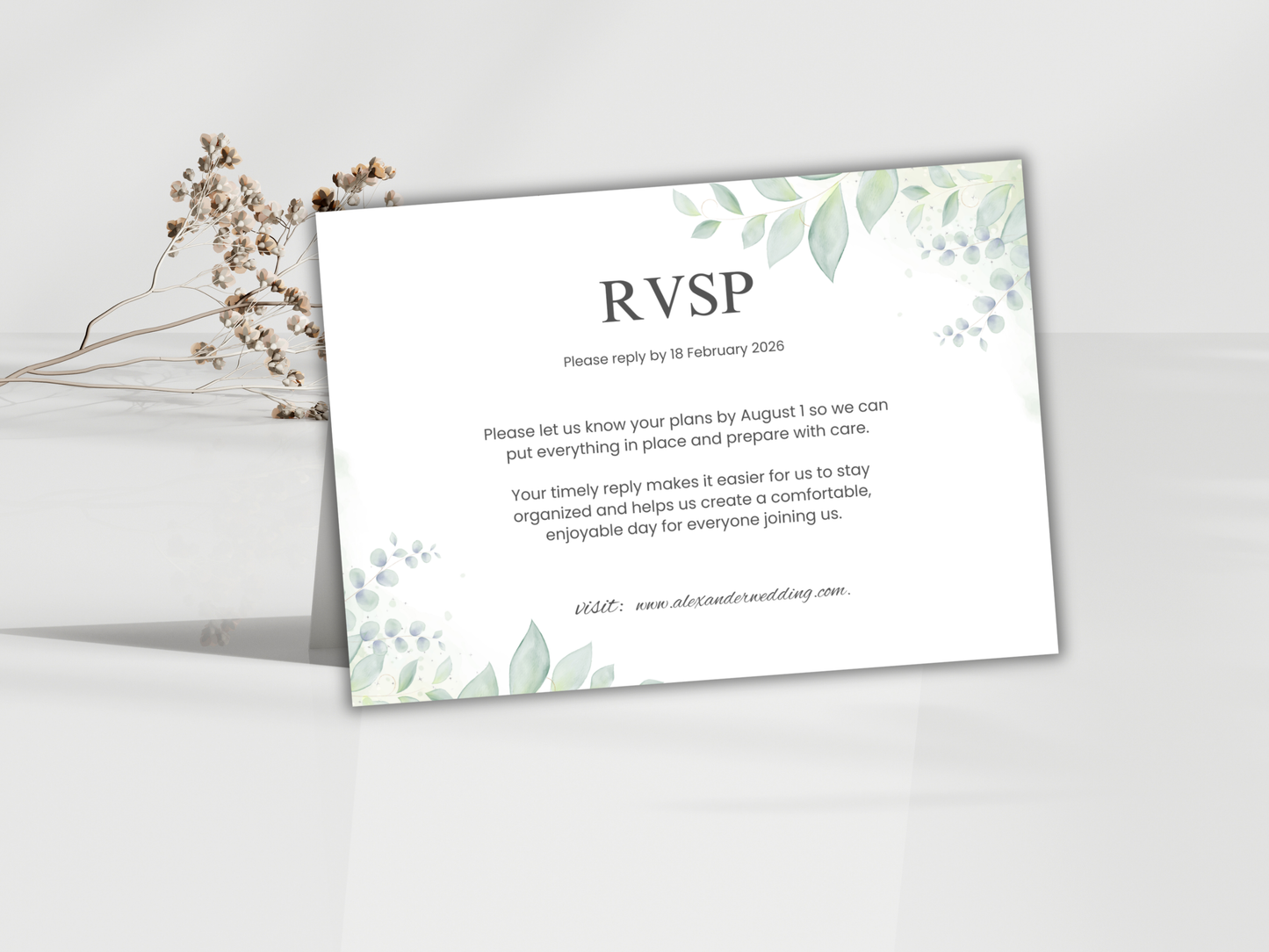 Wedding Invitation Bundle, RSVP, Thank You Card, Table Card, Menu Card, Reception Card, Details Card. WI240