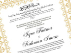 Nikkah Certificate Digital Download, A4 / A3. NN233