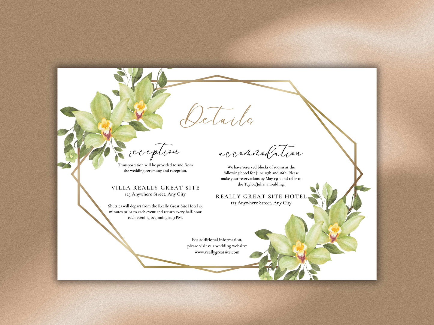 Greenery Wedding Invitation Template, Printable Wedding Invitation, Wedding Invitation, Editable Template, Instant Download. WT52