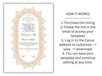 Nikah Contract, Nikkah Certificate, Digital Islamic Marriage Contract, Muslim Wedding Contract, Islamic Wedding Certificate. NN204
