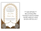 Nikkah Certificate Digital Download Personalised, A4, A3, Template, Editable, Purple Nikkah Nama, Nikkah Contract, Muslim Contract. NN288