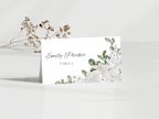 Wedding Menu | Editable Printable Table Place Card. WI205