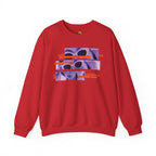 Vibrant Graphic Crewneck Sweatshirt, Retro Sweatshirt for Casual Style, Unisex Cozy Top, Ideal Gift for Friends, Artsy Streetwear