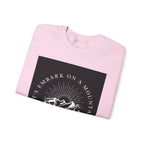 Mountain Adventure Crewneck Sweatshirt - Hiking Apparel, Outdoor Adventure
