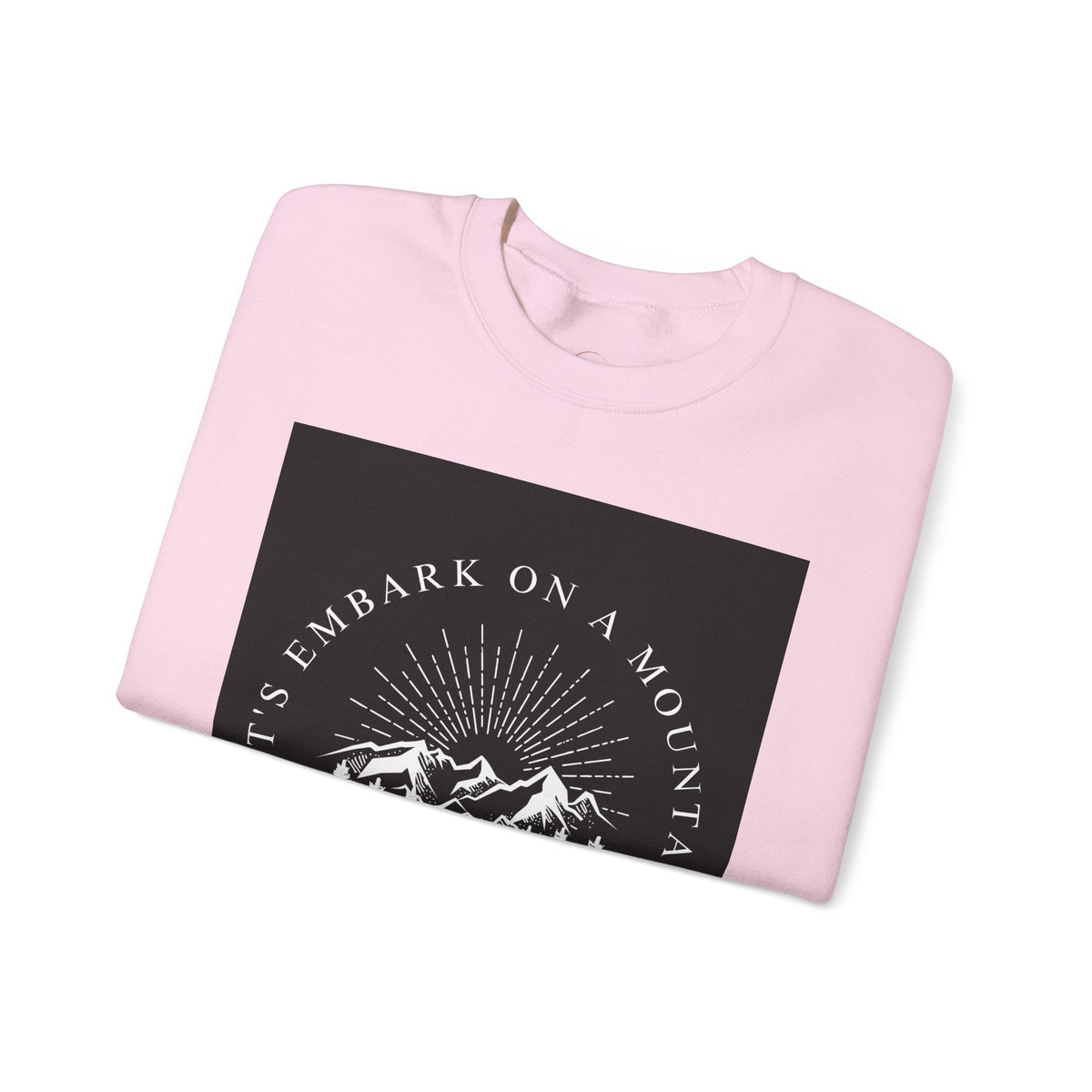 Mountain Adventure Crewneck Sweatshirt - Hiking Apparel, Outdoor Adventure