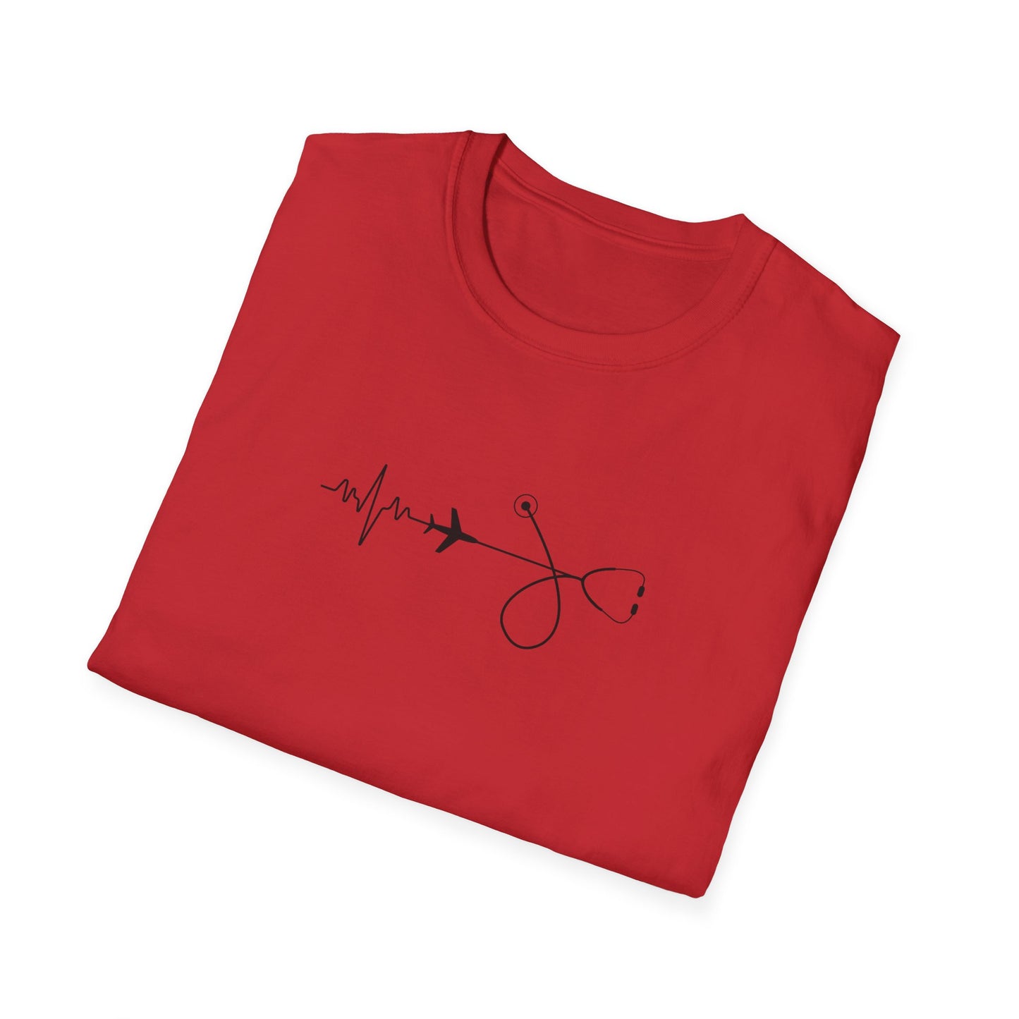 Heartbeats & Healing Unisex T-Shirt, Medical Nurse Doctor Gift