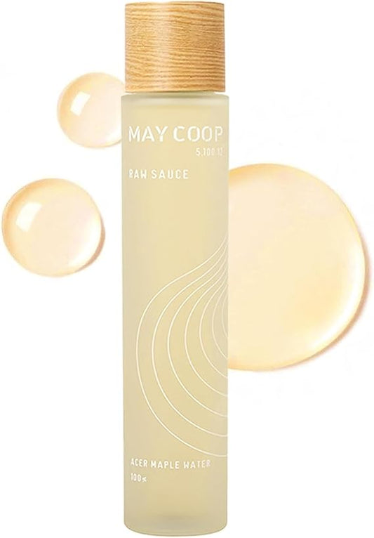 May Coop Raw Sauce Moisture Essence Toner | Hydrating Face Toner | Rice Toner for Dry, Sensitive & Acne-Prone Skin | Pore Refining Korean Skincare with Centella & Birch Sap 5.07 fl oz
