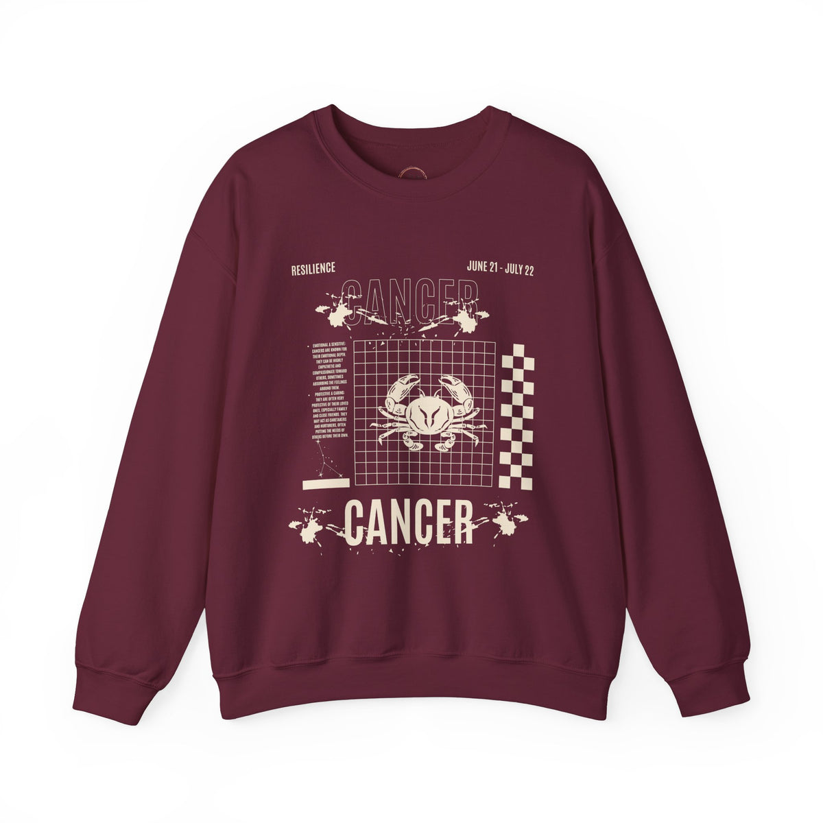 Cancer Zodiac Sweatshirt, Horoscope Unisex Jumper, Astrology Sign Clothing,