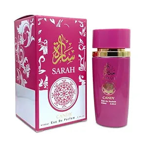Sarah Candy Eau de Parfum for Women - 100ml Floral & Fruity Perfume with Lavender, Coconut, Vanilla & Pear, Long-Lasting Feminine Fragrance