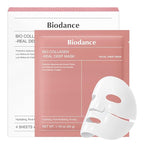 Collagen Real Deep Mask, Hydrating Overnight Hydrogel Mask, Pore Minimizing, Elasticity, Plumping Improvement, Korean Skincare, Stocking Stuffers for Teen Girls | 1.19oz(34g) x 4ea