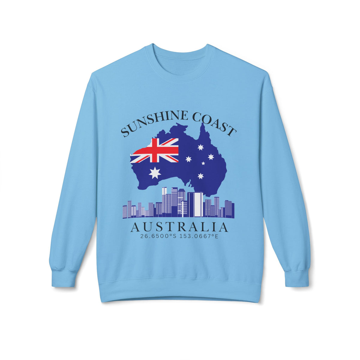 Australia Unisex Midweight Softstyle Fleece Crewneck Sweatshirt