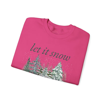 Snow Pine Tree Sweatshirt - Unisex