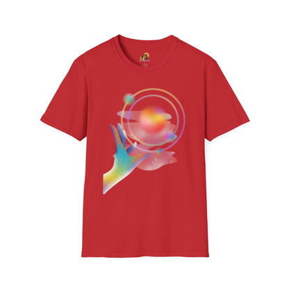 Gradient Hand-Illustration Unisex T-Shirt, Soft T-Shirt, Casual Wear, Trendy Top, Gift for Friends, Graphic Tee