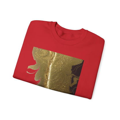 Gold Leaf Graphic Crewneck Sweatshirt | Cozy Fall/Winter Style Gift